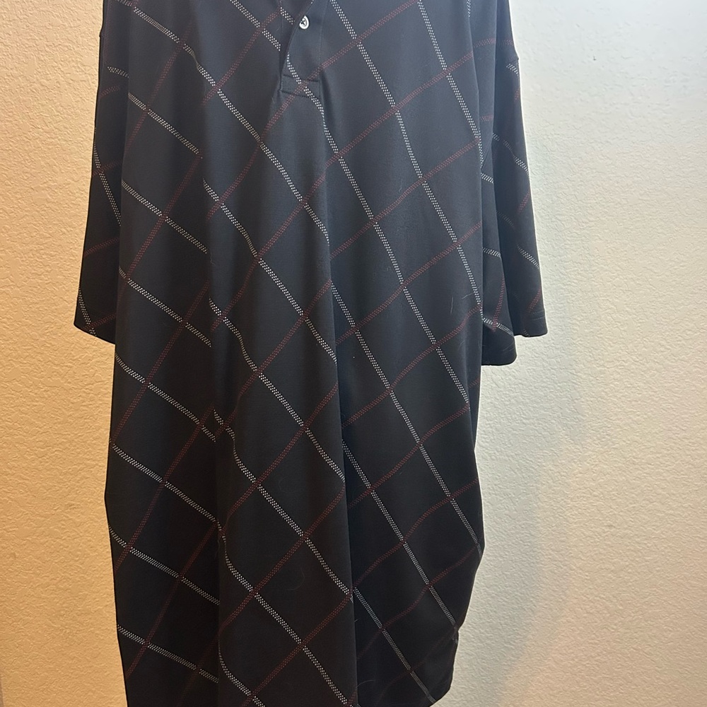 The Foundry Supply Co. Black, White Men's Polo Size 2XLT - Picture 2 of 8